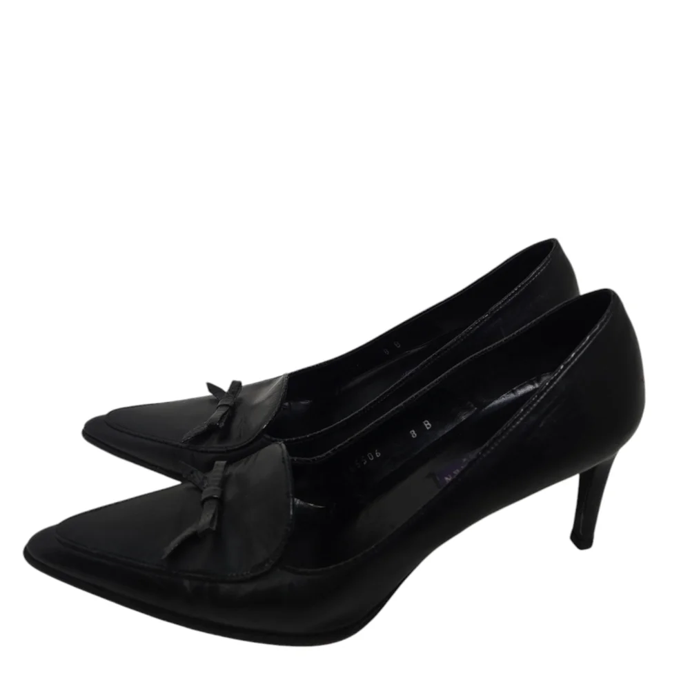 Ralph Lauren Collection Purple Label Black Heels Size 8